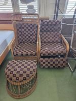 Schönes Vintage Loungeset aus Ratan