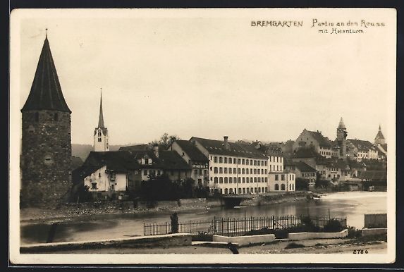 Cartes postales: Bremgarten /AG, Hexenturm an der Reuss – D'occasion à Berlin par bartko-reher