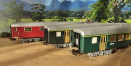 Märklin 2x Personenwagen (4066) & D-Zug-Speisewagen (4068)