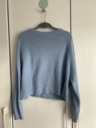 Pull&Bear Strickpullover Hellblau, Gr. M