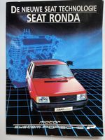 SEAT RONDA Prospekt von 1984 - 24 Seiten brochure catalogue