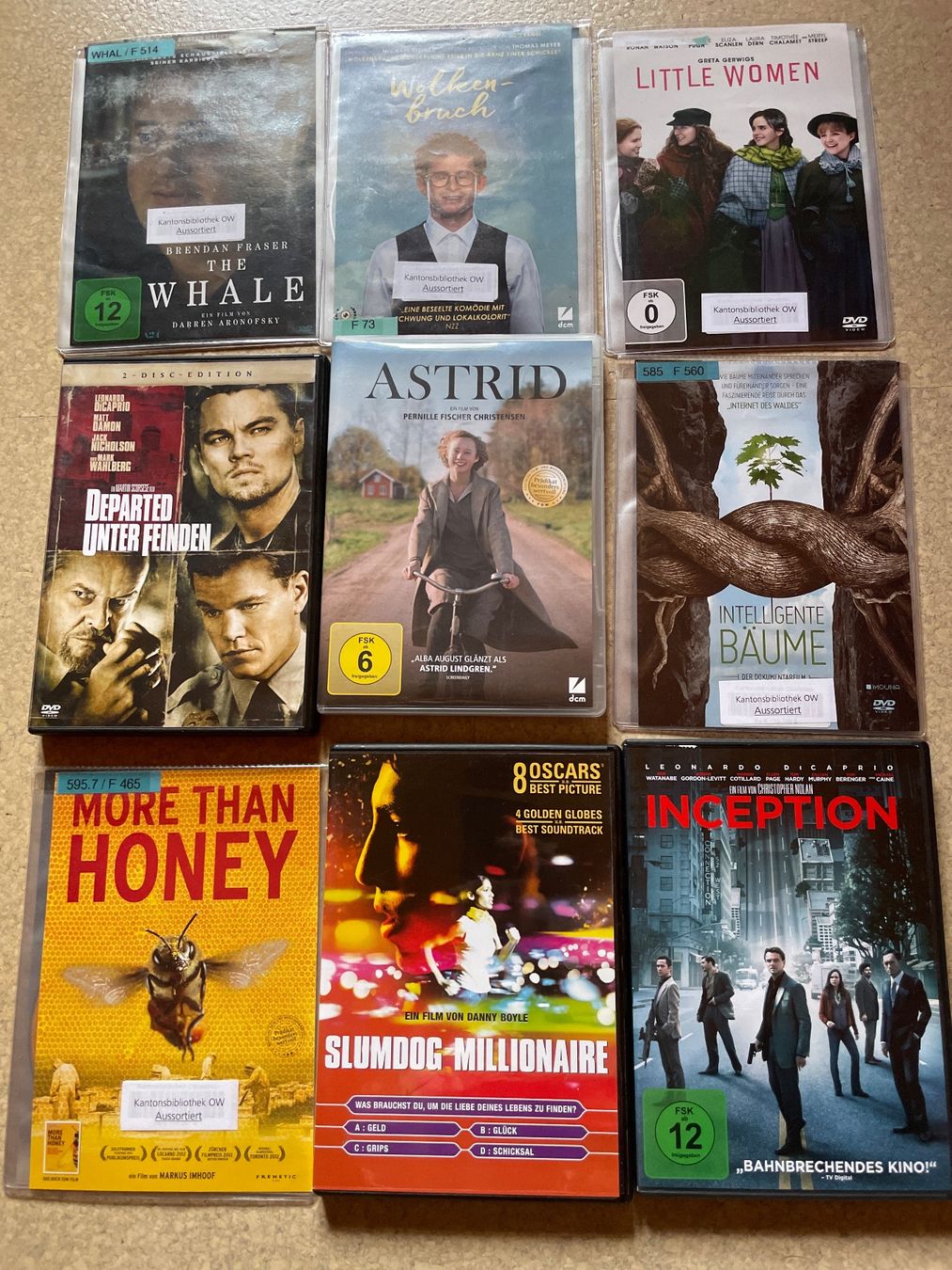 Alle DVDs: 9 diverse DVD Sammlung – Gebraucht aus Lungern von Kiki.v