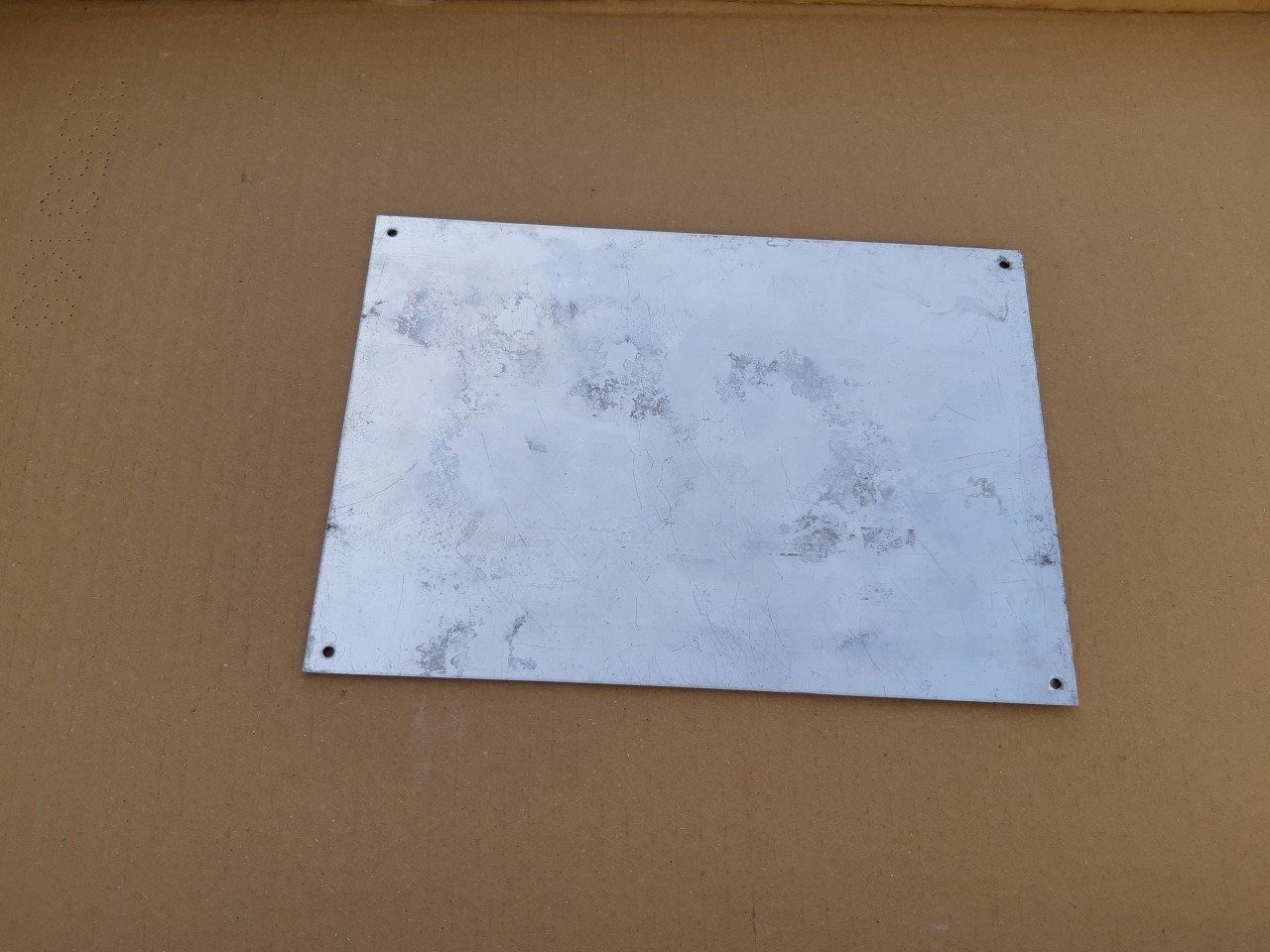 Insegne: Aluminium Schild Schmierplan Anhänger – Usato da Dürnten venduto da Bachtel84 1