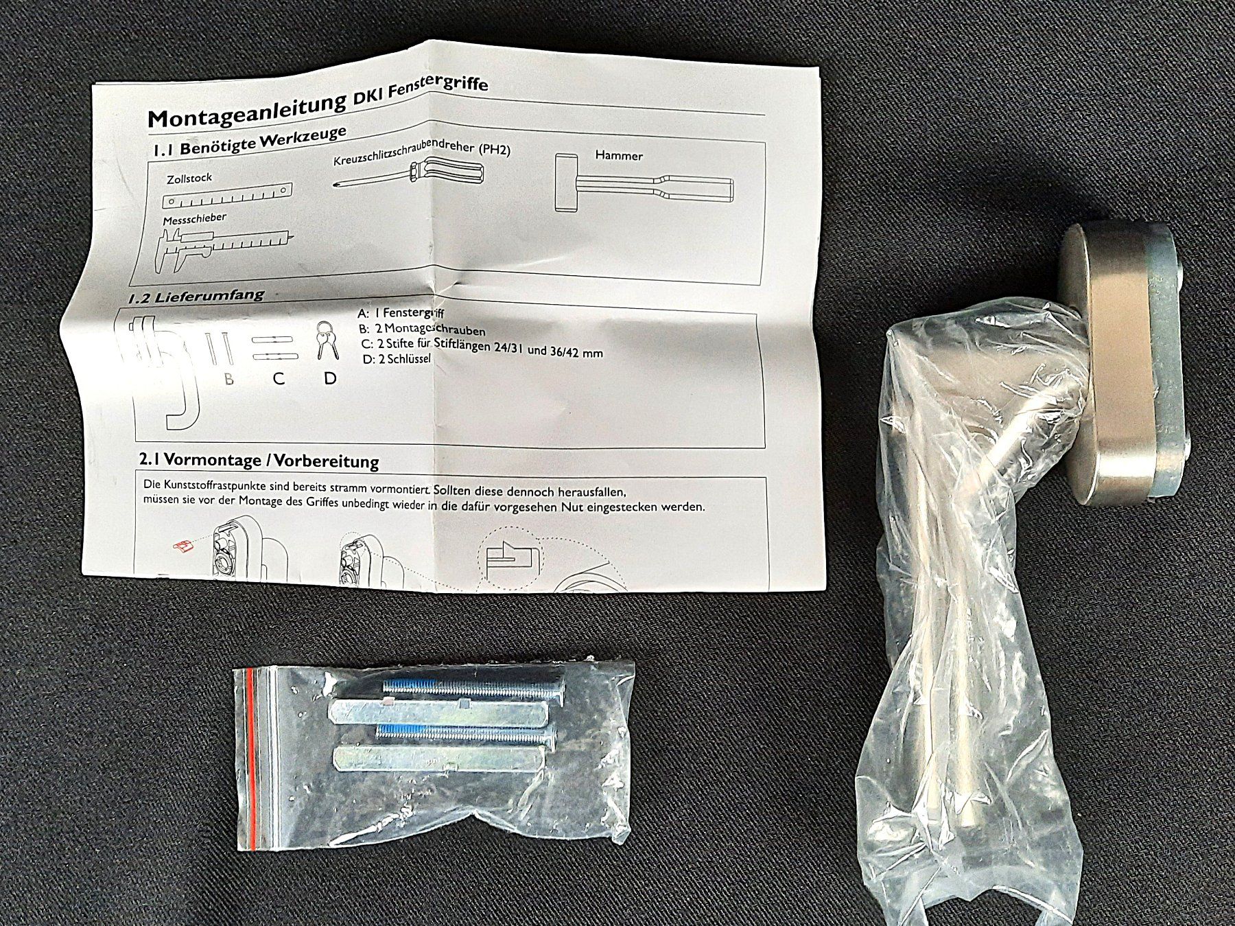 Ferramenta: MEGA-Fenstergriffe – Nuovo (secondo la descrizione) da Beinwil am See venduto da Restwert_Beinwil
