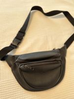 TOP BAUCH-TASCHE, ECHT LEDER, SCHWARZ***SUPER 🎁