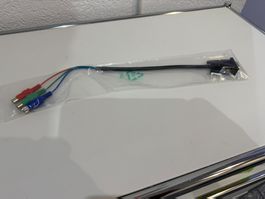 VGA RGB Adapter Kabel, VGA Stecker an 3x Cinch Buchse - NEU