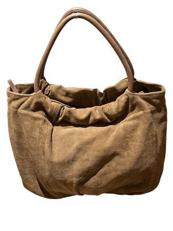 GÖRTZ BAGS TASCHE WILDLEDER BEIGE BRAUN