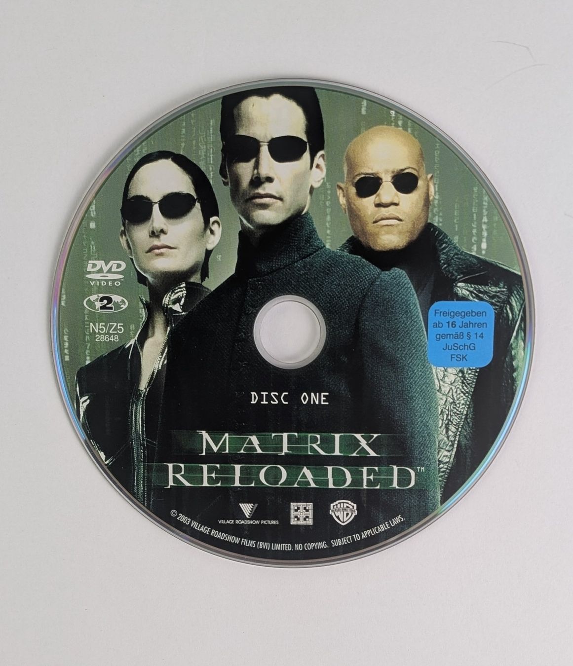 Matrix Reloaded Disc 1 DVD - Disc One - Kultfilm für Sammler (Gebraucht ...