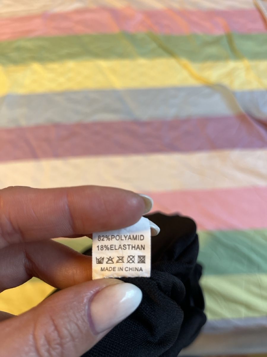 Costumi da bagno & Bikini: Schwarzer Badeanzug mit Netzeinsatz, Gr. S/M – Usato da Kaisten venduto da saleforfun 7