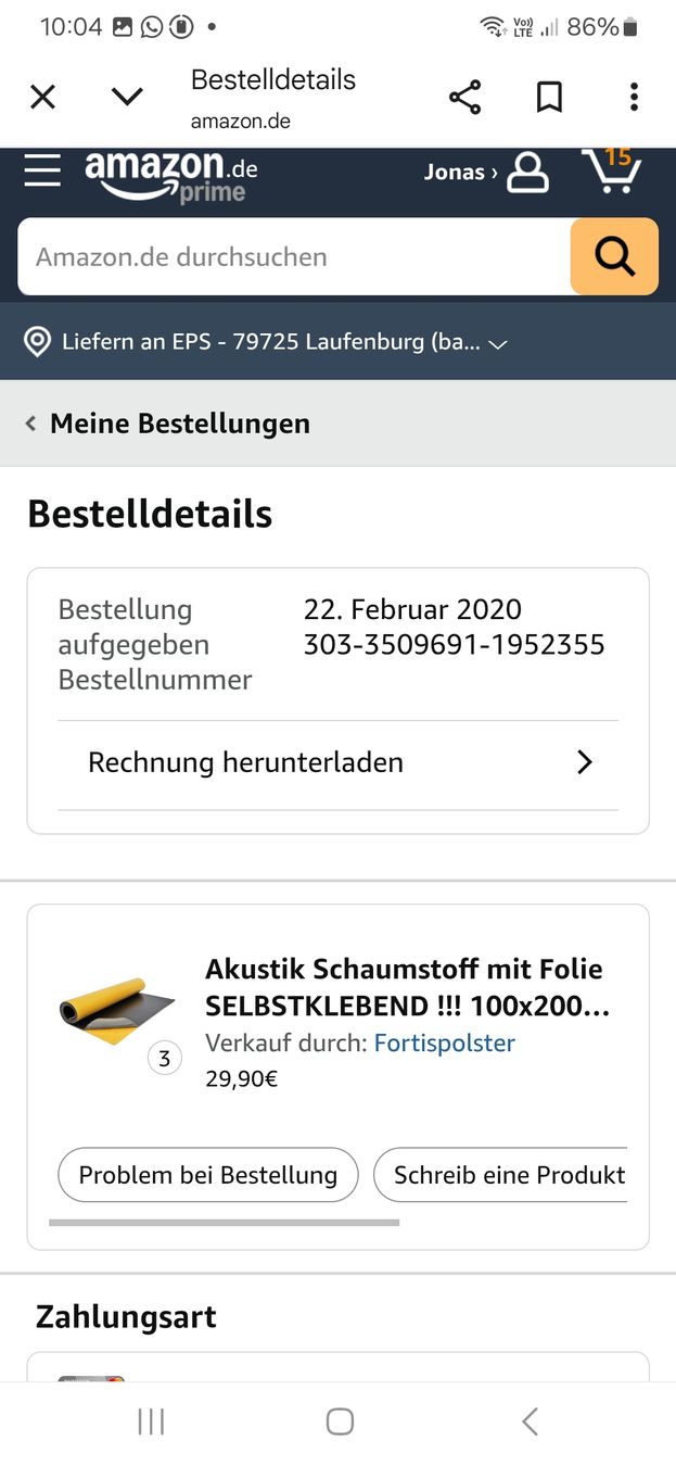 Alle Ersatzteile: Dämmmatte, Dämmschaumstoff – Gebraucht aus Gansingen von Schde 4