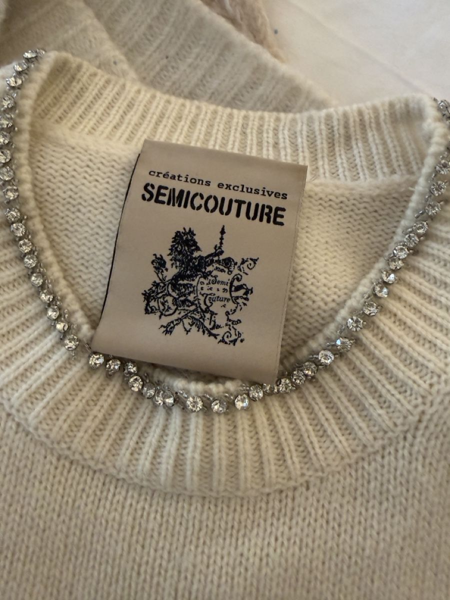 Maglioni & Felpe: Kurzarmpullover von Semicouture Grösse M, Wolle/Cashmere – Usato da Adliswil venduto da patrizia.roth01 2