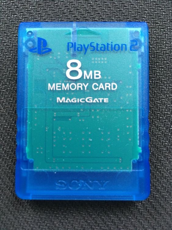 Magic Gate Memory Card 8MB für Playstation 2 (Blau) (Gebraucht) in St ...