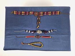 4-teiliges Schmuckset mit Kette und Armbändern