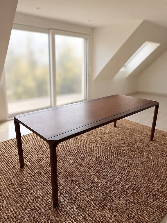Tables: Zuiver Storm Esstisch / Dining Table 220x90, Walnut – D'occasion à Rüschlikon par hellespont 1