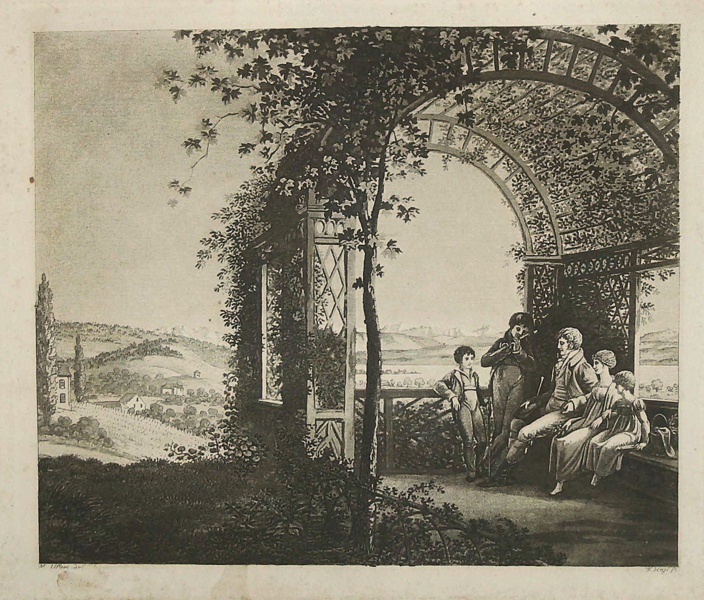 Stiche: Zürich Neujahrsblatt 1813 – Gebraucht aus Rafz von Helvet32
