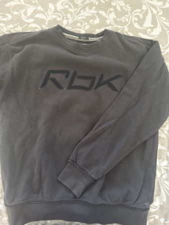 Sweat Reebok vintage gris noir homme, taille S