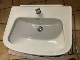 Lavabo céramique suspendu d'occasion
