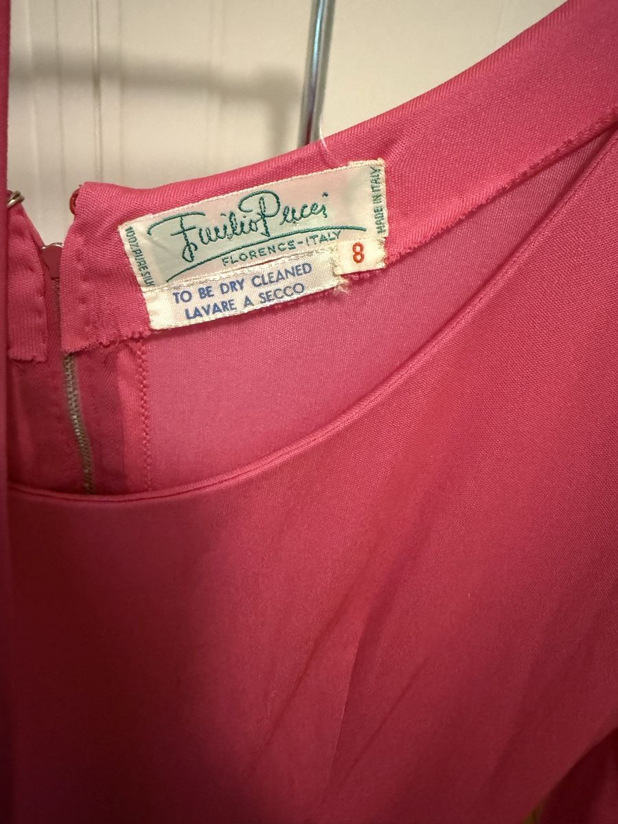 Emilio Pucci Vestiti: 1970s Emilio Pucci Kleid vintage – Usato da Zürich venduto da StudioCardin 1