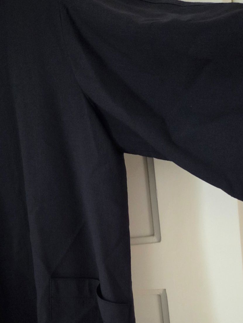 Tuniken: 100% wool black tunic/light coat with pockets – Neu (gemäss Beschreibung) aus Zürich von giu_tp6p 4