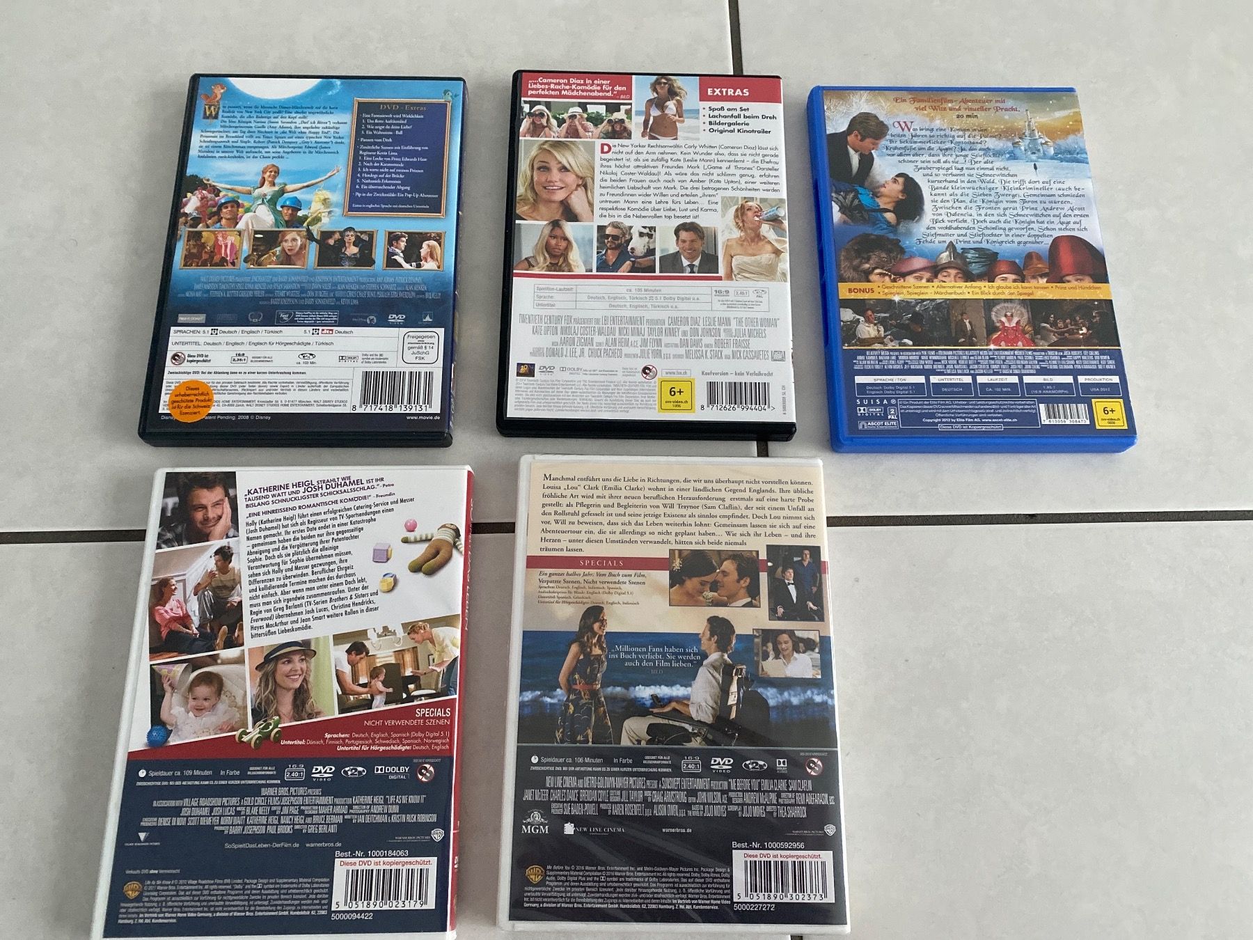 Tutti i DVDs: 5 verschiedene Filme auf DVD – Nuovo (secondo la descrizione) da Merenschwand venduto da R-R-R 1