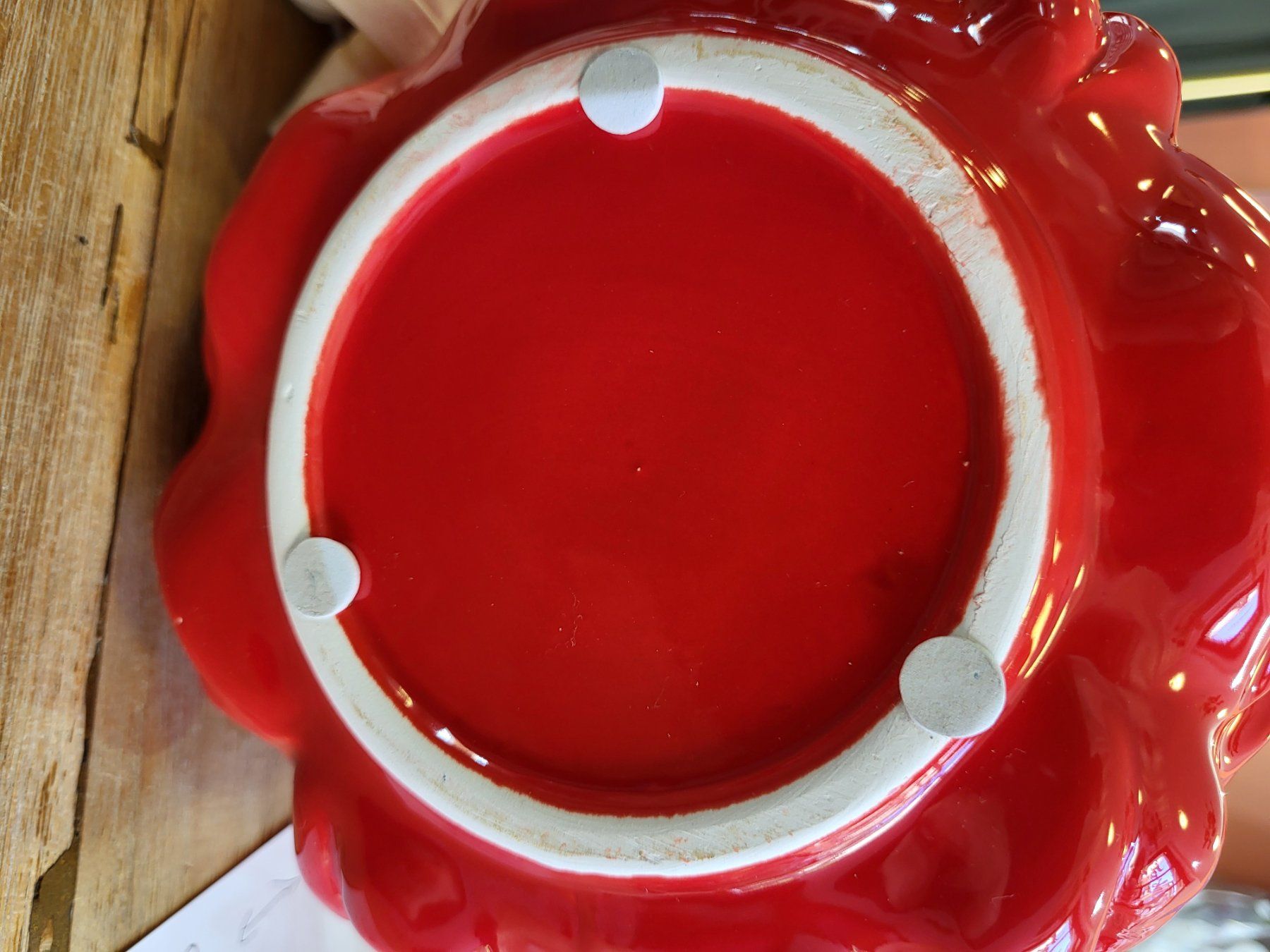 Vasi & Recipienti: Designer Übertopf mit rotem  Lippen Design, Keramik, – Nuovo (secondo la descrizione) da Locarno venduto da ernsthofmann 1