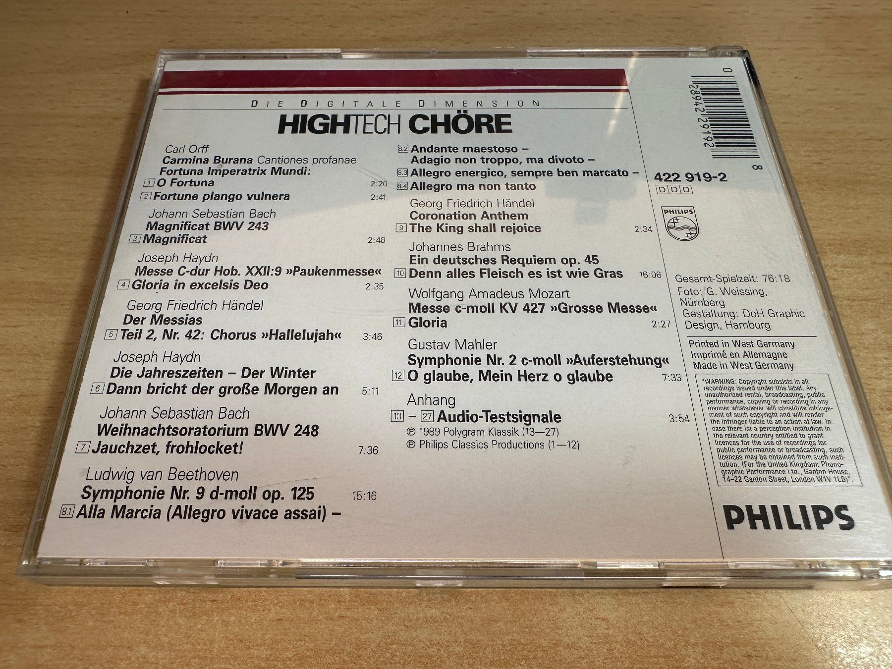 CD: G2 Various – High-Tech Chöre – Usato da Rikon im Tösstal venduto da Alpenmutz 1