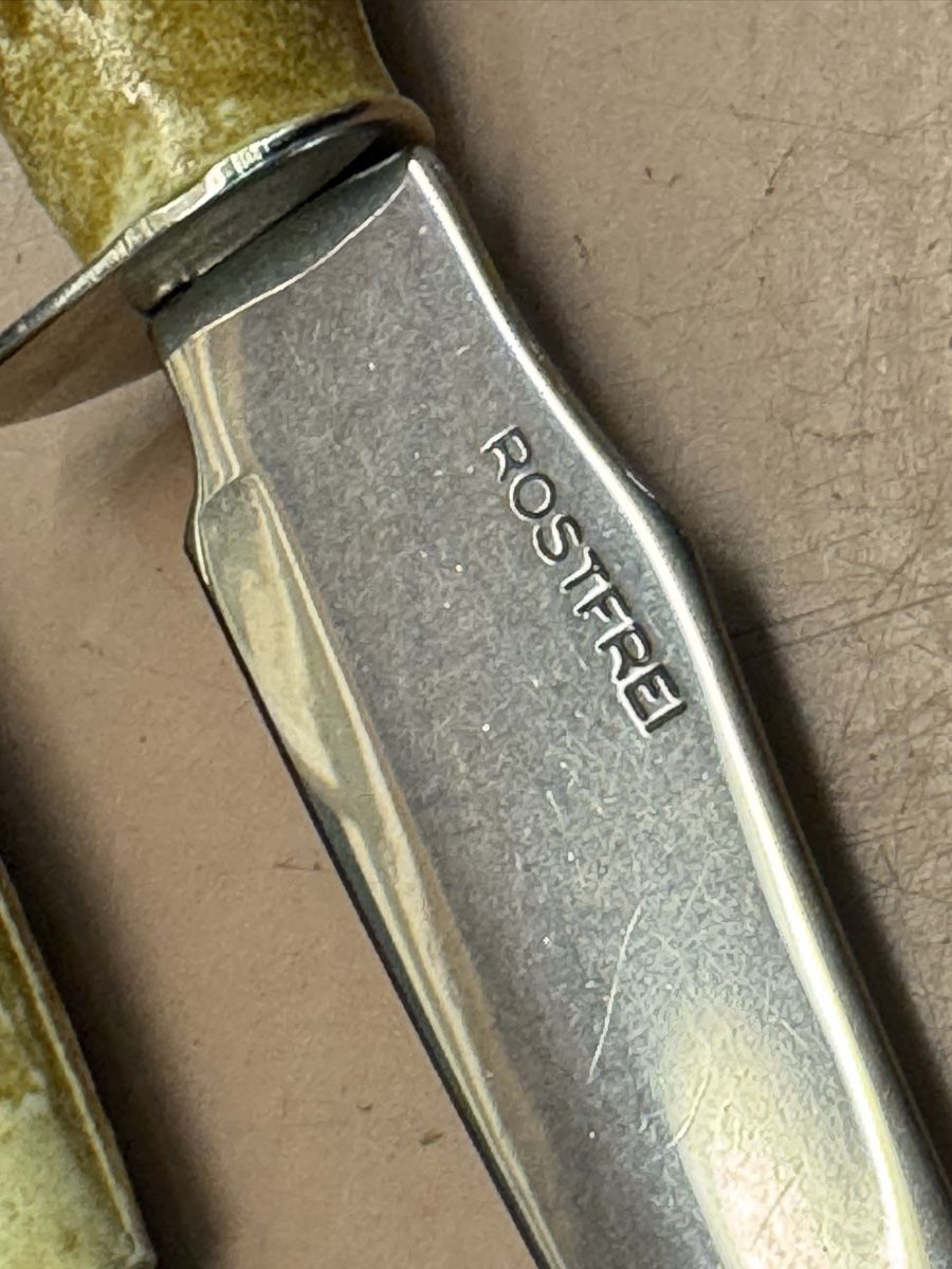 Accessori: Jagdmesser Set Rostfrei Hirschgriff mit Etui – Usato da Chur venduto da Meriva0 2