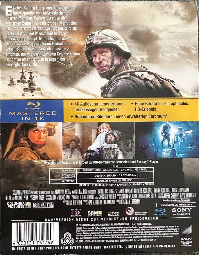 Alle DVDs: Battle Los Angeles – Gebraucht aus Beringen von Mantafisch1 1