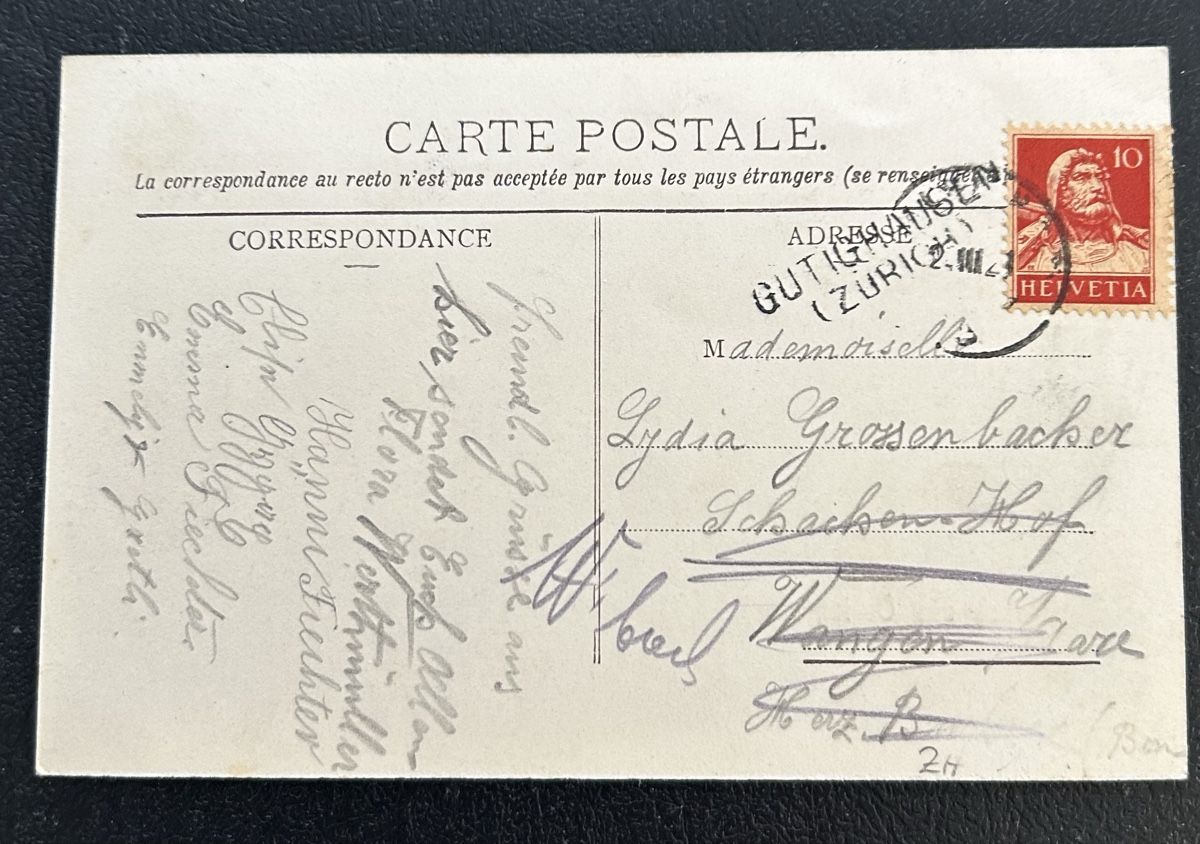 Cartoline postali: Gruss aus Ossingen  – Usato da Horw venduto da Tellbub 1