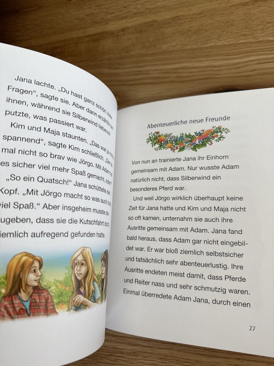 Bücher: 2 x Silberwind das weiße Einhorn Sandra Grimm – Gebraucht aus Oberkirch LU von  2