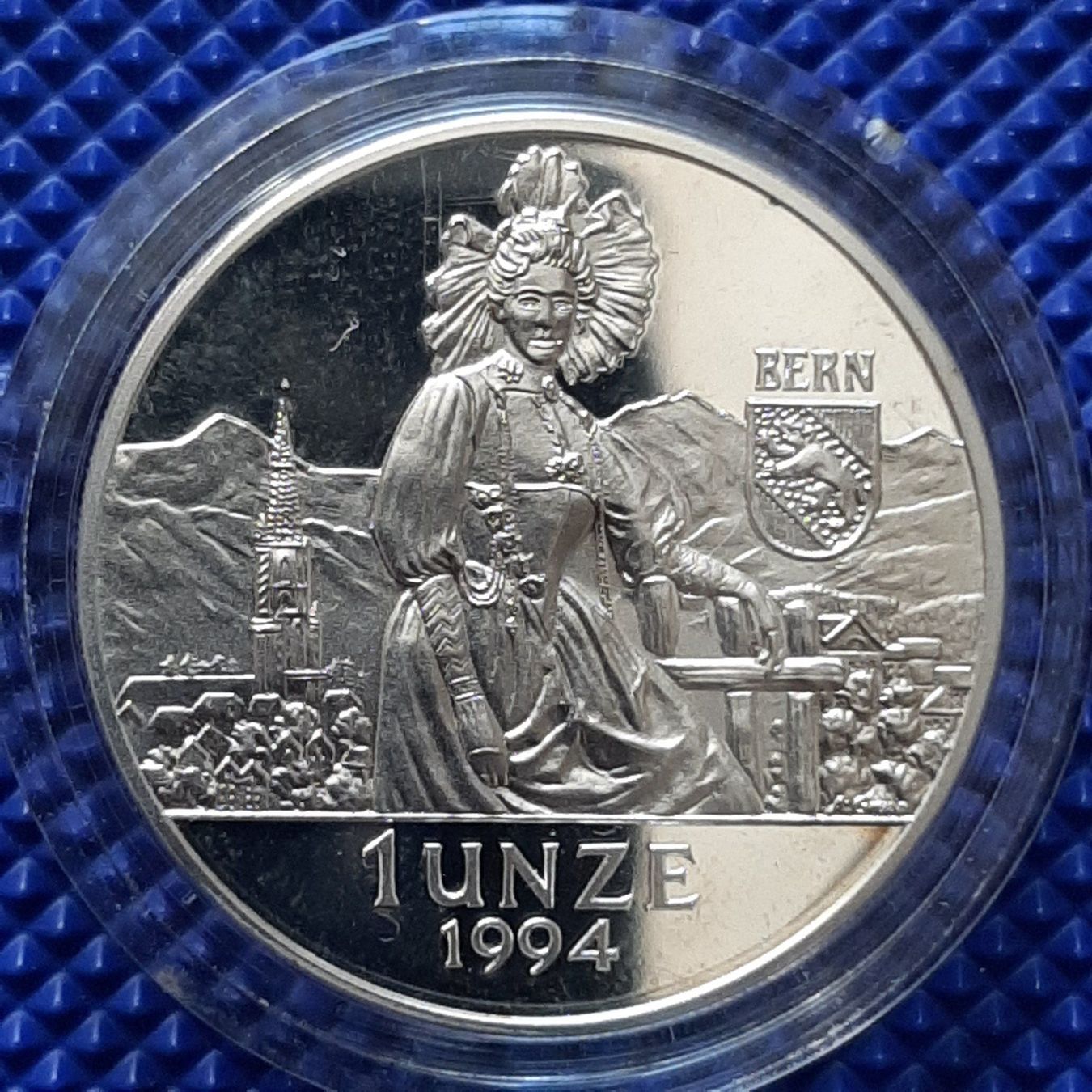 Medaglie: 1 Unze Silber 1994 Bern – Usato da Carouge GE venduto da cecob0909