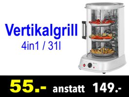 🔴 Vertikalgrill Royal C. 4 in1 Funktion /790A