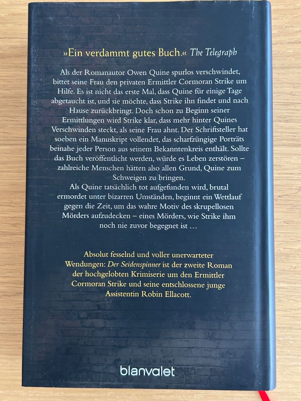 Bücher: Roman: Der Seidenspinner, Robert Galbraith – Gebraucht aus Olten von michaimh 1