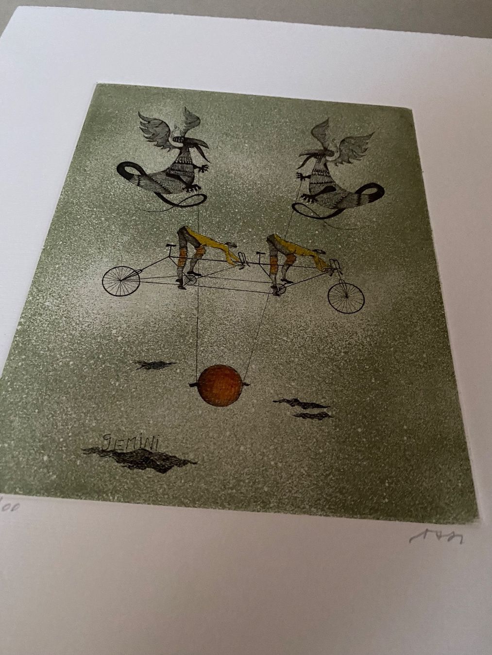Grafica & Litografie: Ossi Czinner  Radierung – Usato da Münchwilen TG venduto da Mercurius63 1