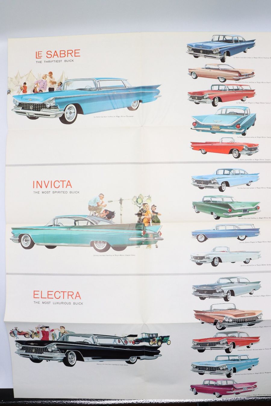 Buick Dokumente: Buick Modellprogramm 1959 Prospekt – Gebraucht aus Bühl b.Aarberg von Collectorpassions 4