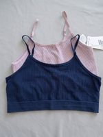 H&M Bustier/Top,  Black & Beige Gr. L Neu mit Etikett! 2 Stk