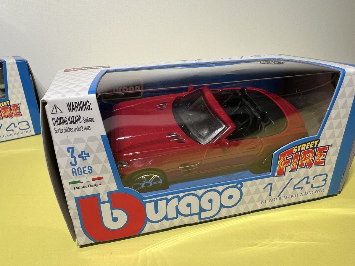 Bburago Modellini d'auto: 4 x Sportwagen Burago 1/43 – Nuovo e nell'imballaggio originale da Weinfelden venduto da Kammerflimmern 3