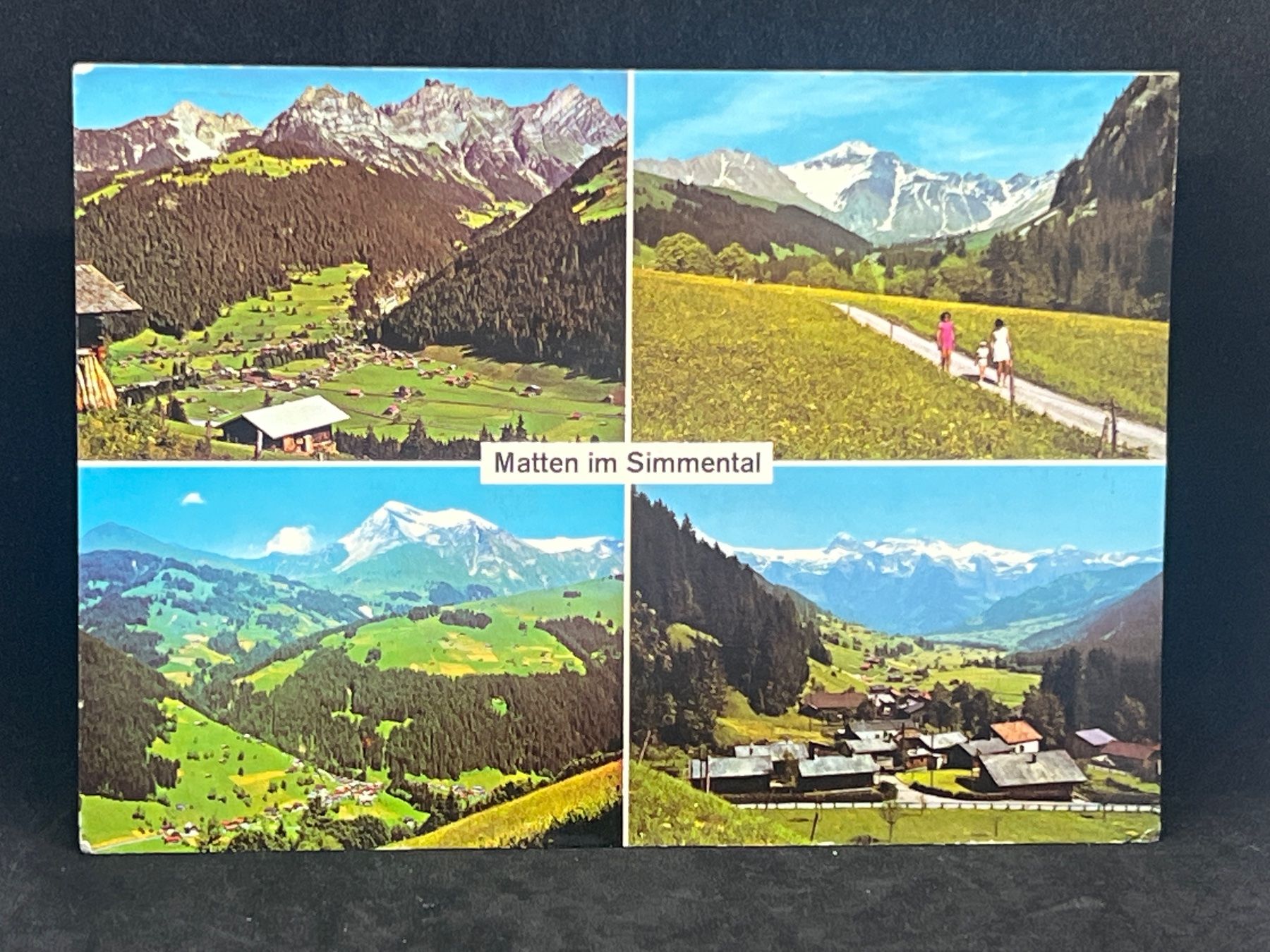 Cartoline postali: Matten im Simmental: Fermeltal – Usato da Widnau venduto da Brusi9