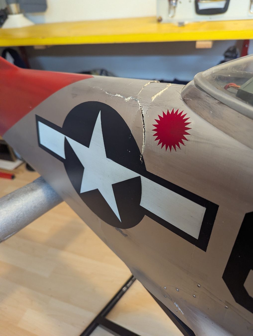 RC Modellbau: Airworld 1:5 P51 Mustang – Defekt aus Biberist von groser 5