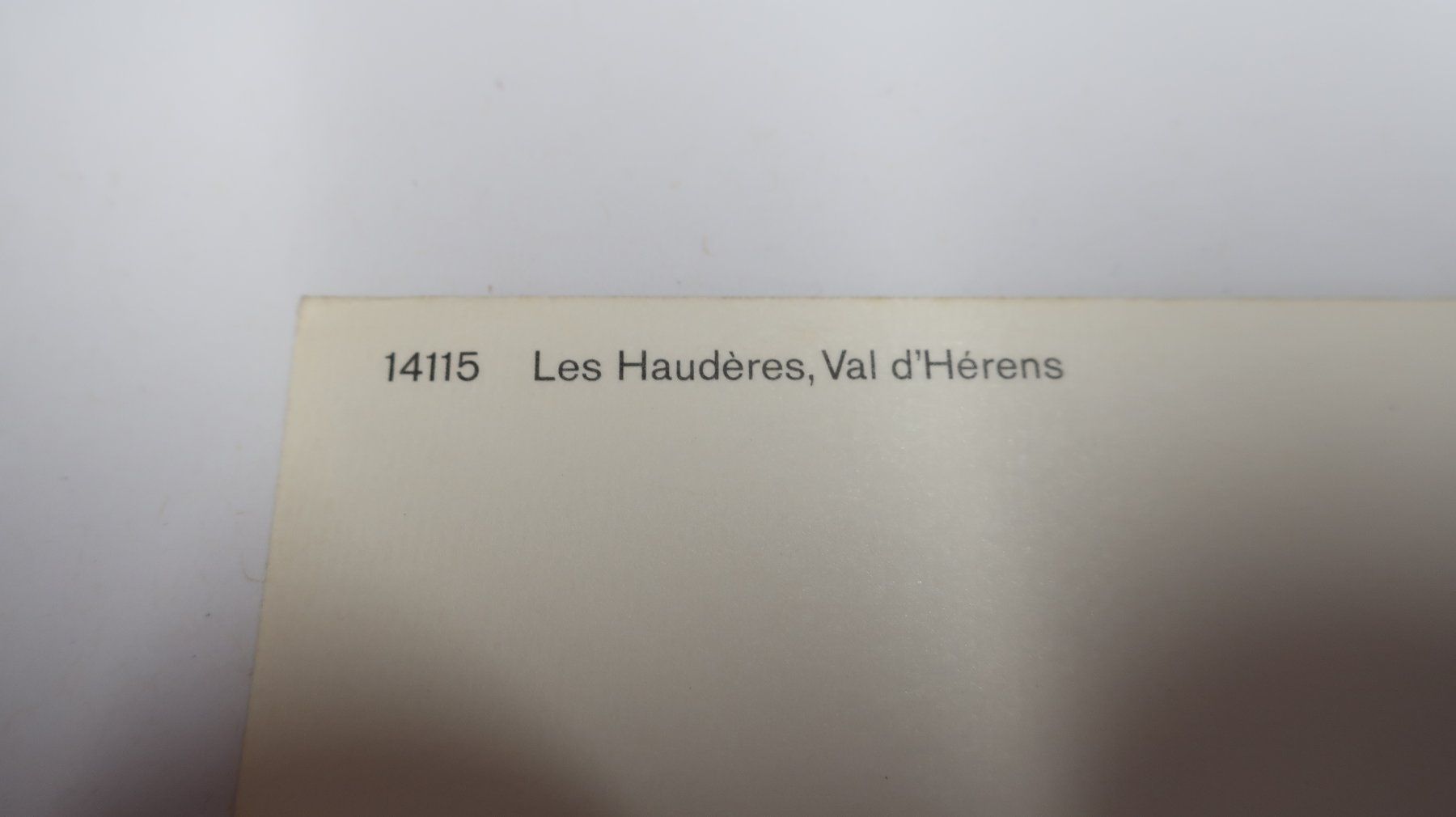Ansichtskarten: Les Haudères Val d'Hérens – Gebraucht aus Cormoret von Pascalll2001 4