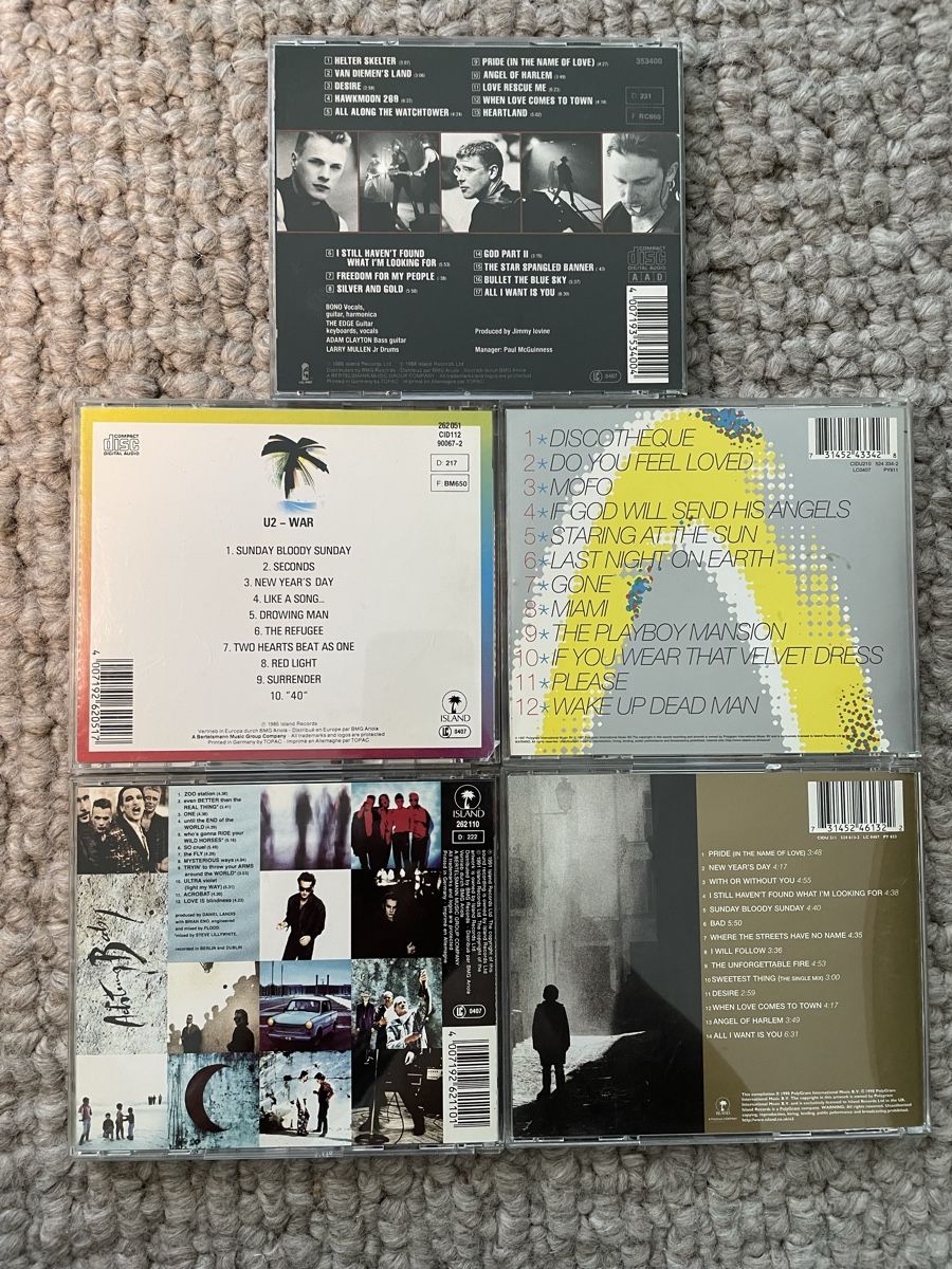 CDs: 5x U2 – Neuf (Voir description) à Reinach AG par trigger7811 1