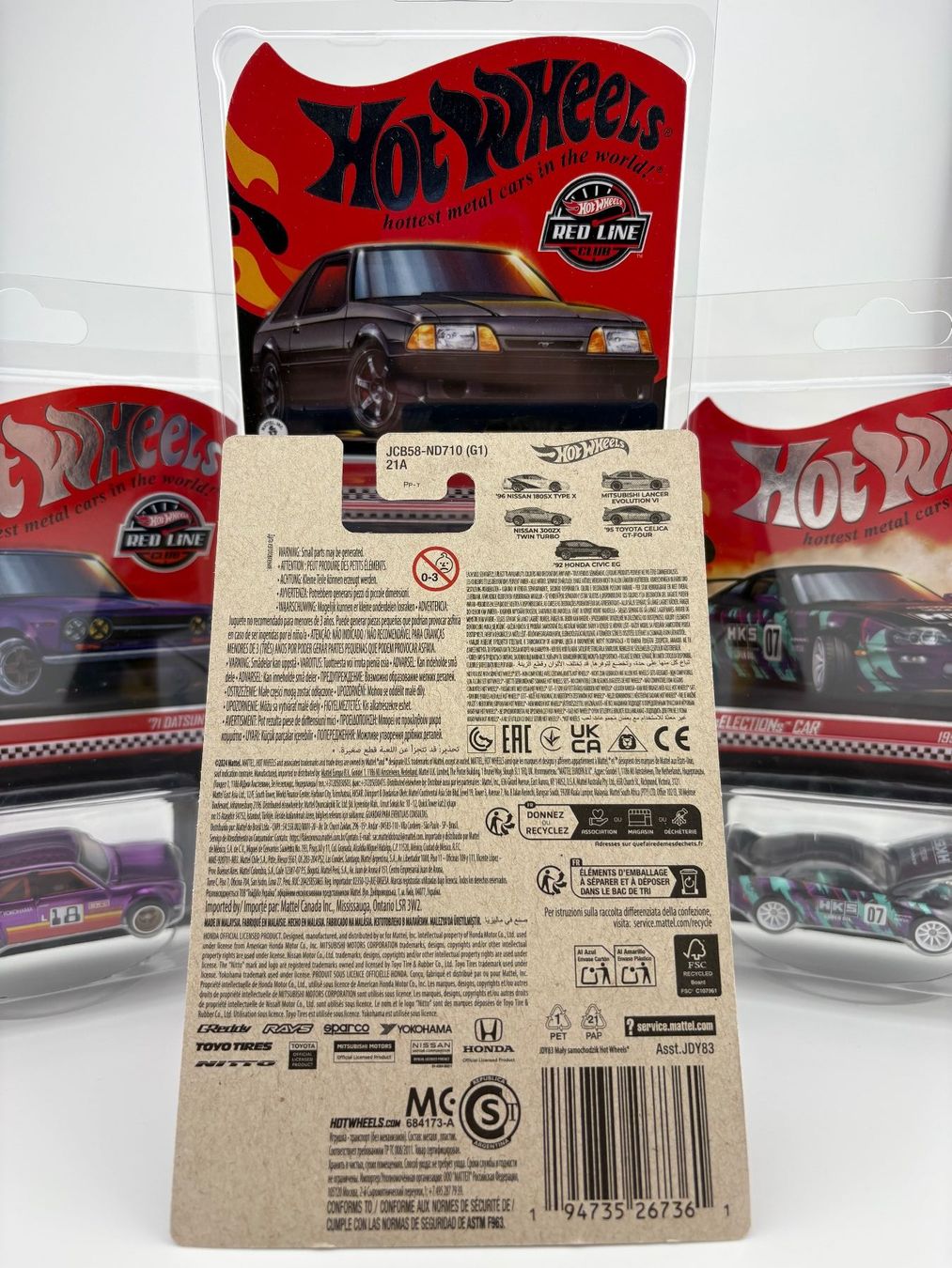 Hot Wheels Modellini d'auto: Hot Wheels Mitsubishi Lancer Evolution VI 90s Street Scene – Nuovo e nell'imballaggio originale da Flawil venduto da HeisseReifen 4