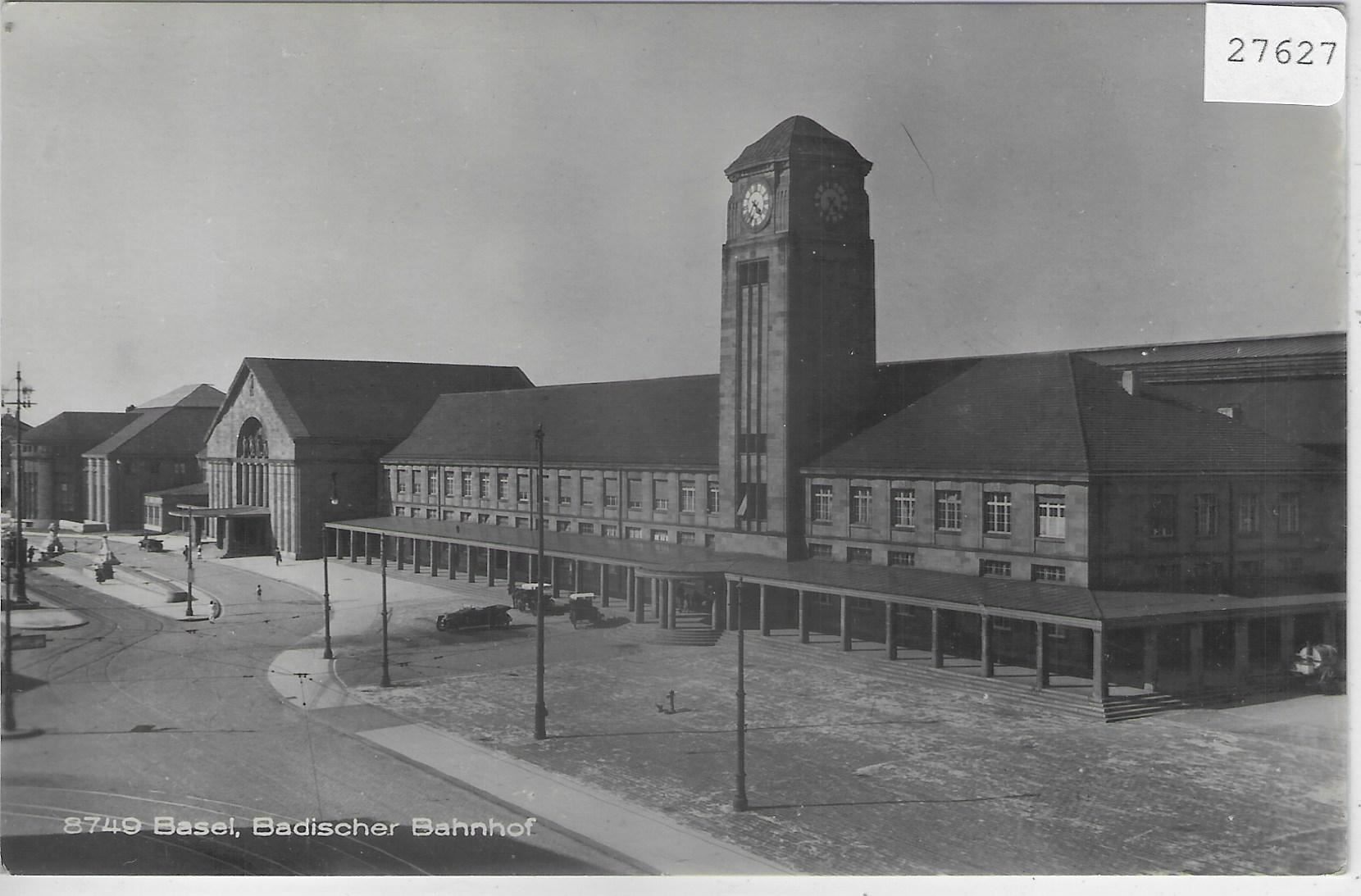 Cartoline postali: Basel - Badischer Bahnhof – Usato da Ettingen venduto da Kartenplanet