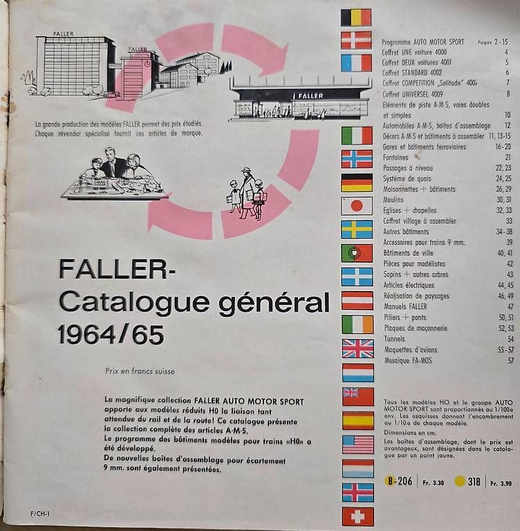 Riviste & Magazine: Catalogue Faller 1964/65 – Usato da Lignières venduto da grisoux41 1