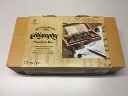 Winsor & Newton Kalligraphie Holzbox Calligraphie Set