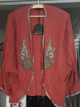 Massimo Dutti bestickte neue Jacke Gr. M
