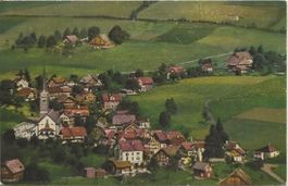 Hasle LU Entlebuch farbig 1919 Briefmarke sehr gut erhalten