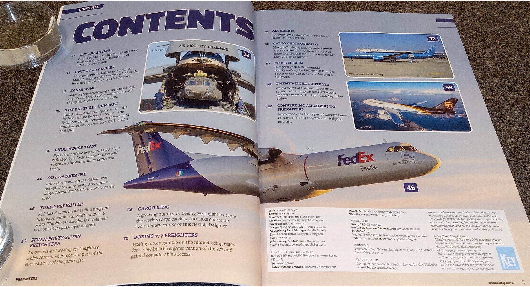 Riviste & Magazine: FREIGHTERS - In-Depth Guide Air Cargo - Key Publishing UK – Usato da Hätzingen venduto da memory-lane 2