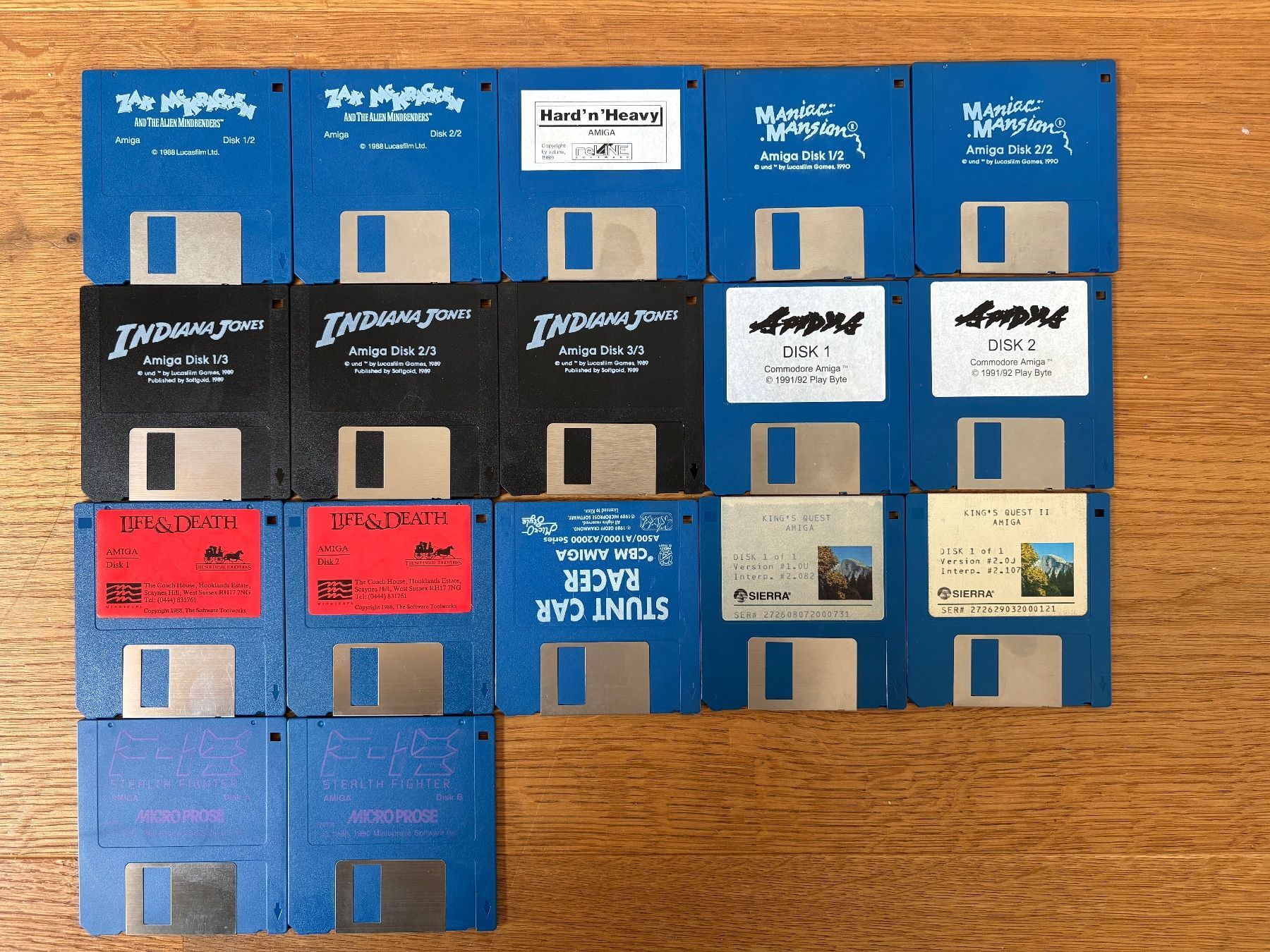 Amiga Disketten.Box mit Top-Spielen und teilw. Anleitungen (Gebraucht ...