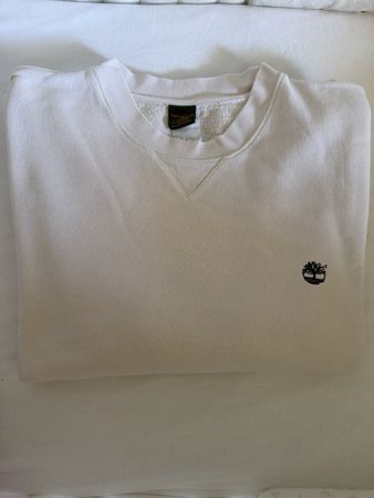 Pull Timberland XL crème, parfait pour l'automne!